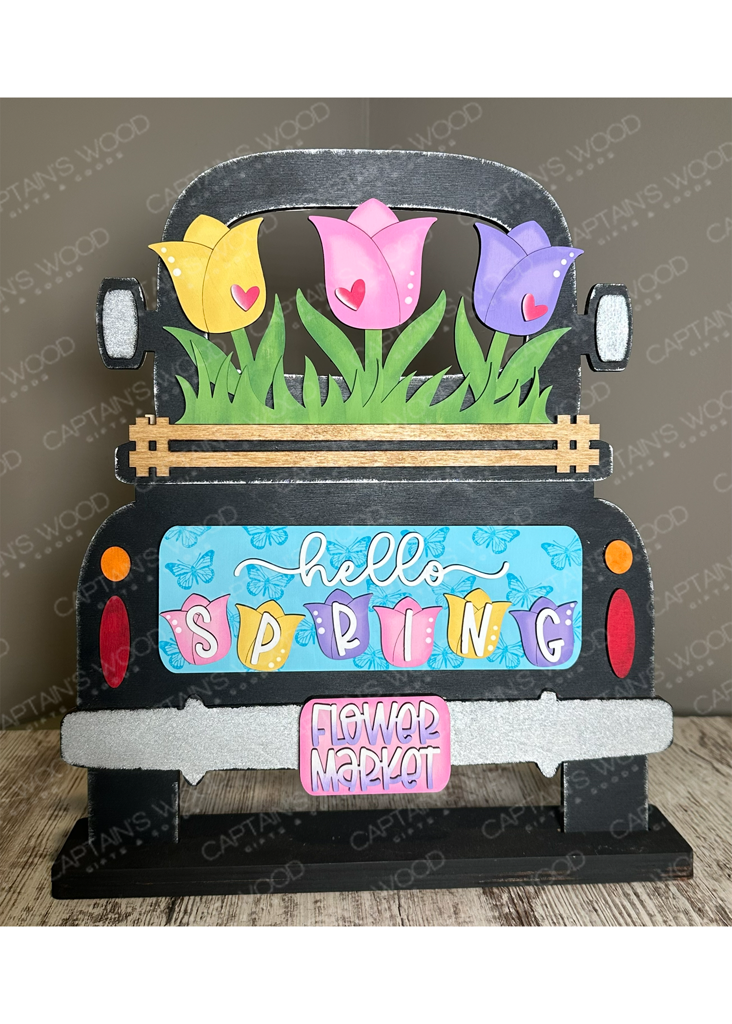 Hello Spring with Tulips Insert