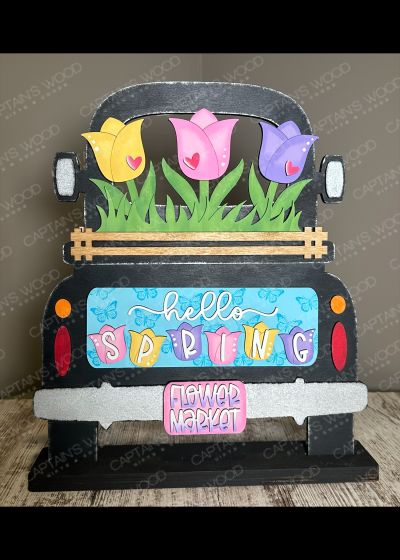 Hello Spring with Tulips Insert