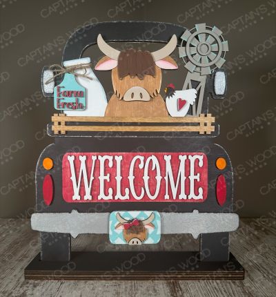 Highland Cow Insert