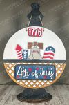 4th of July Libert Bell Insert